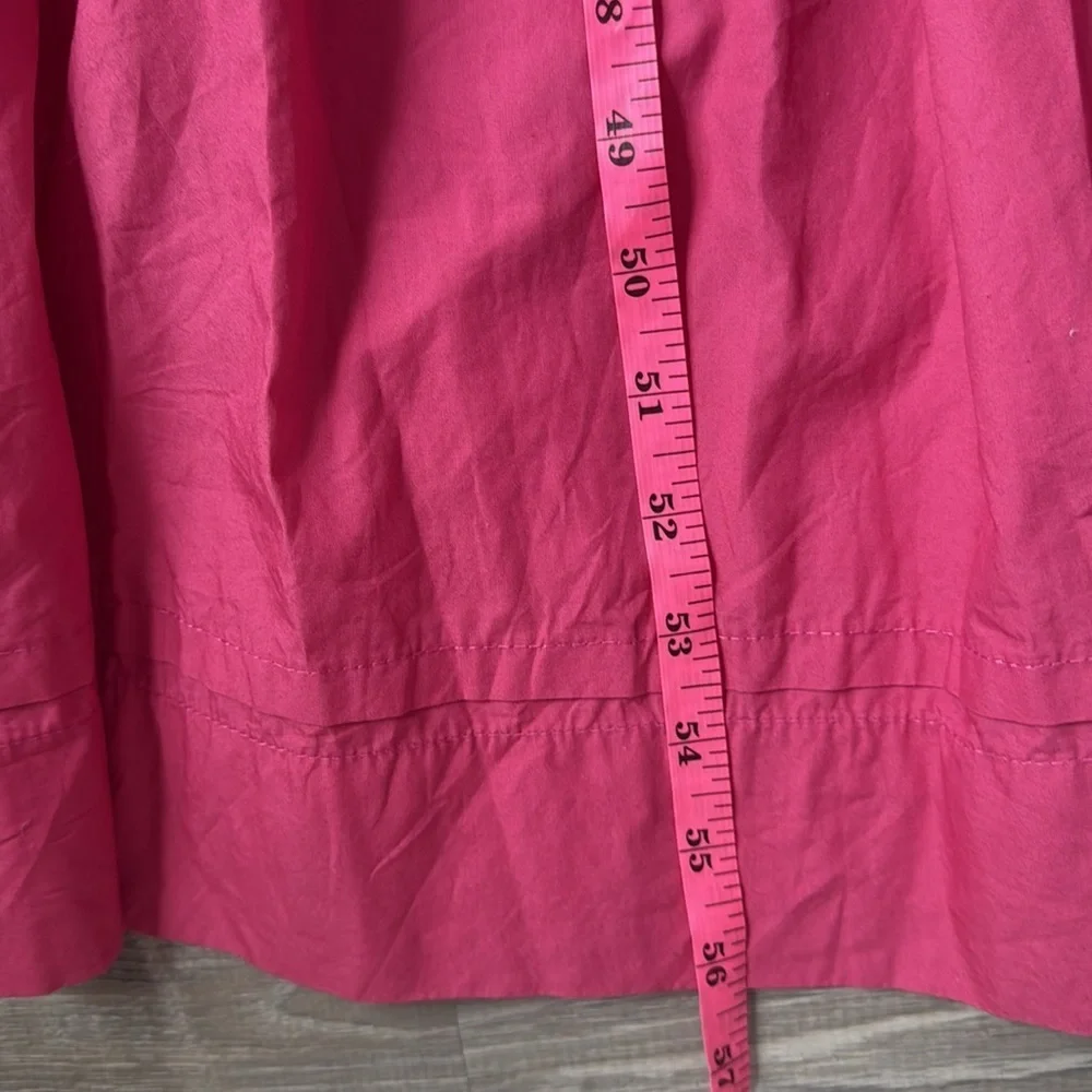 Quince Hot Pink Short-Sleeve Tiered Maxi Dress - Picture 13 of 13
